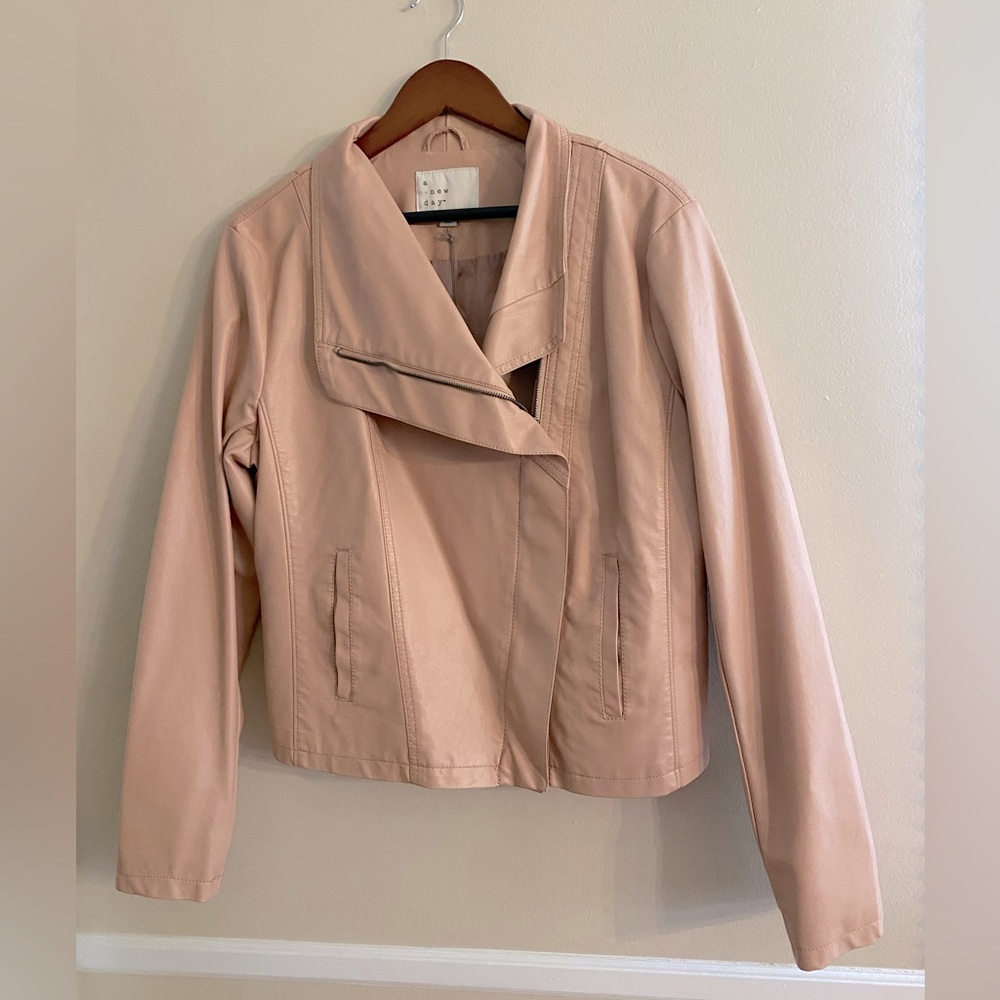 Women’s Faux Leather Moto Jacket